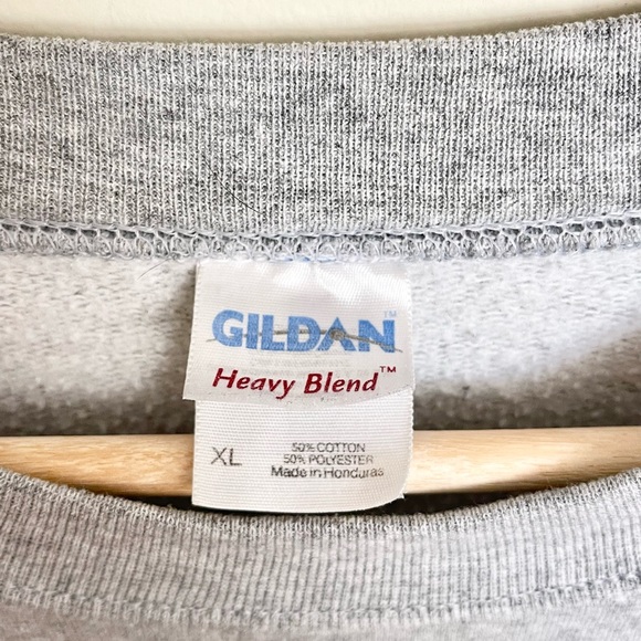 Vintage 90s Gorilla Glue Incredibly Strong 100% Tough Gray Sweatshirt Adult XL - Picture 9 of 9